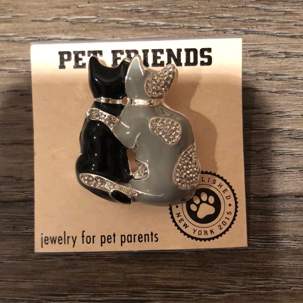 Pet Friends cat pin new